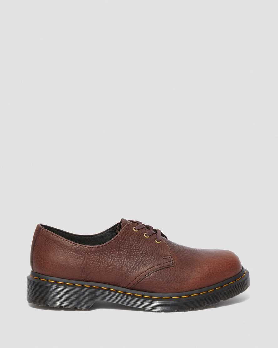bruna dr martens 1461 ambassador oxfordskor för män