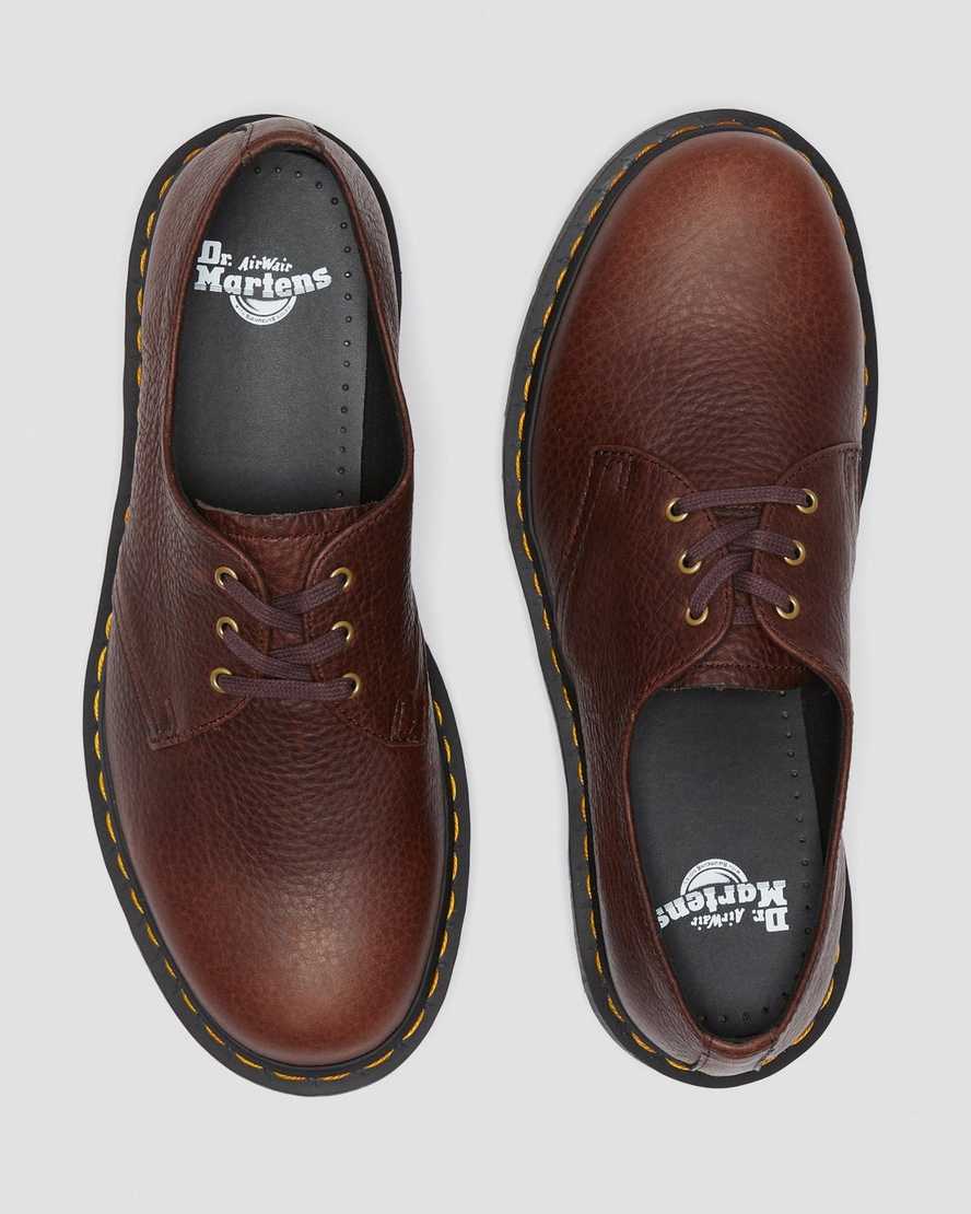 bruna dr martens 1461 ambassador oxfordskor för män