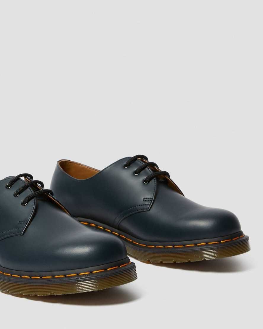 dr martens 1461 smooth oxfordskor för män i marinblått