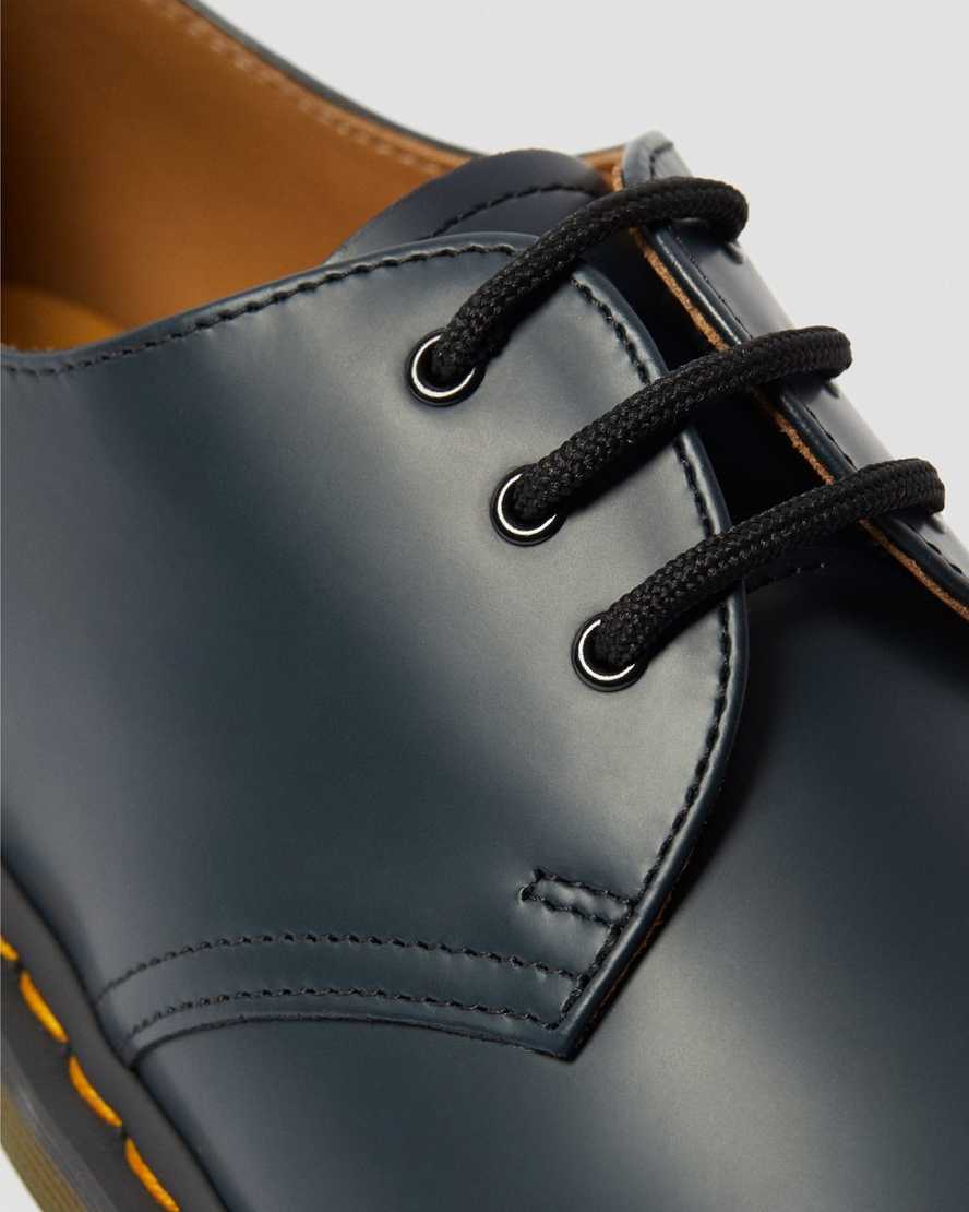dr martens 1461 smooth oxfordskor för män i marinblått
