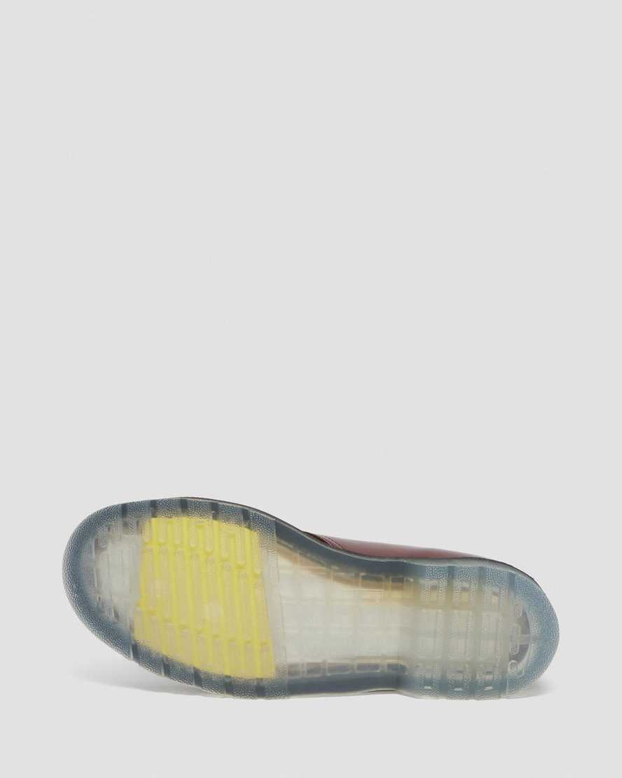 röda dr martens 1461 iced smooth oxfordskor för män