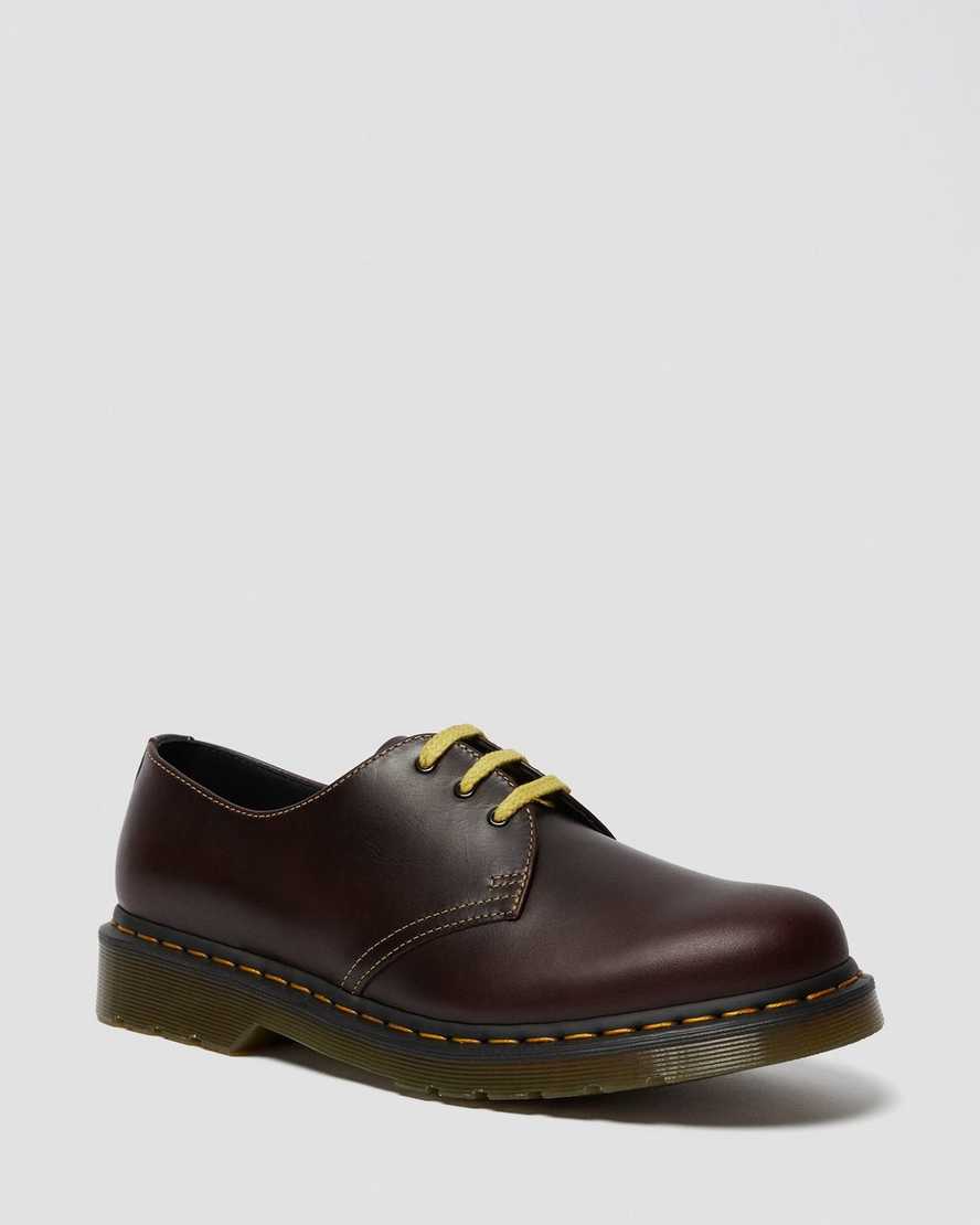 dr martens 1461 atlas oxfordskor för män i vinröda