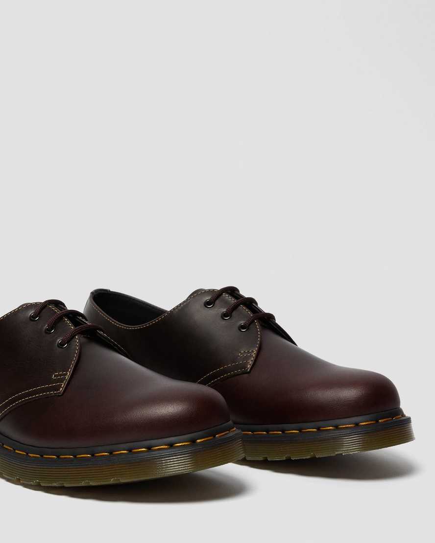 dr martens 1461 atlas oxfordskor för män i vinröda