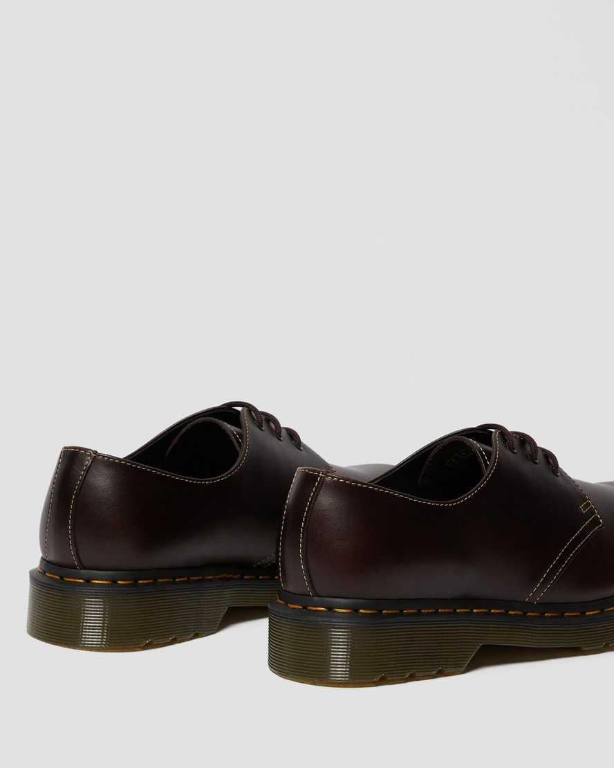 dr martens 1461 atlas oxfordskor för män i vinröda
