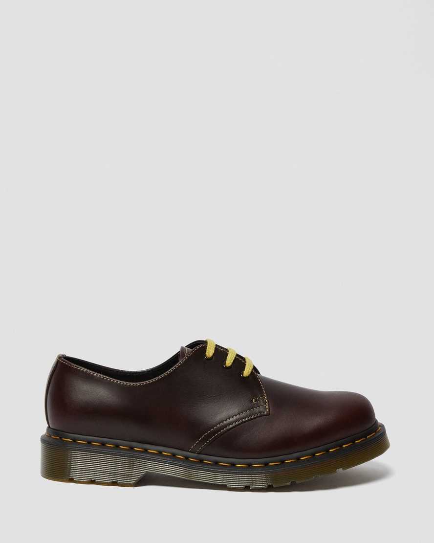 dr martens 1461 atlas oxfordskor för män i vinröda