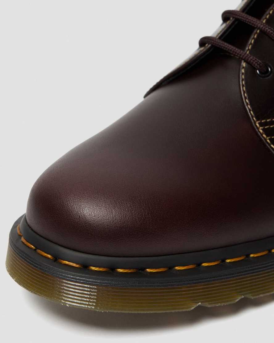 dr martens 1461 atlas oxfordskor för män i vinröda