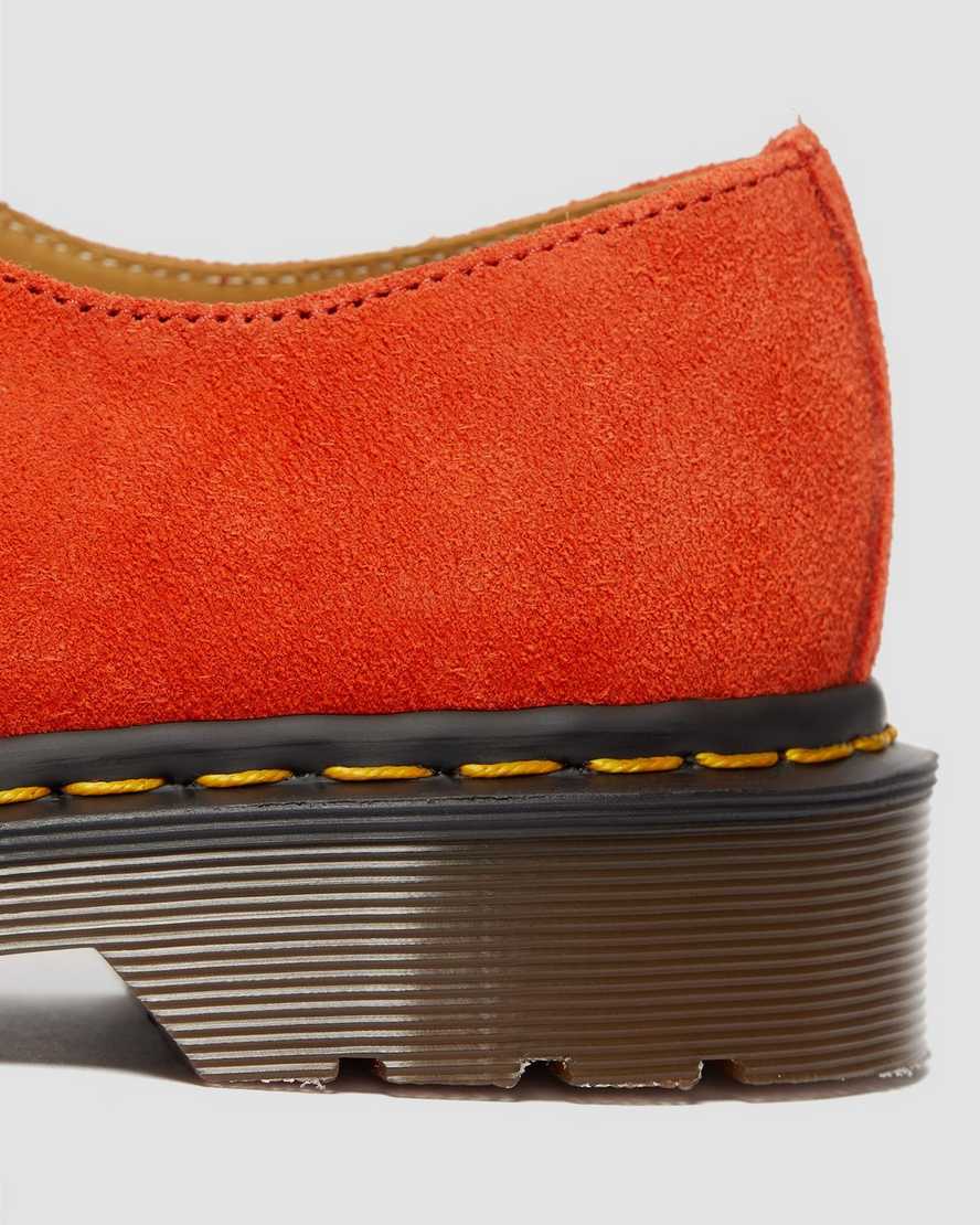 orange dr martens 1461 made in england herr oxfordskor