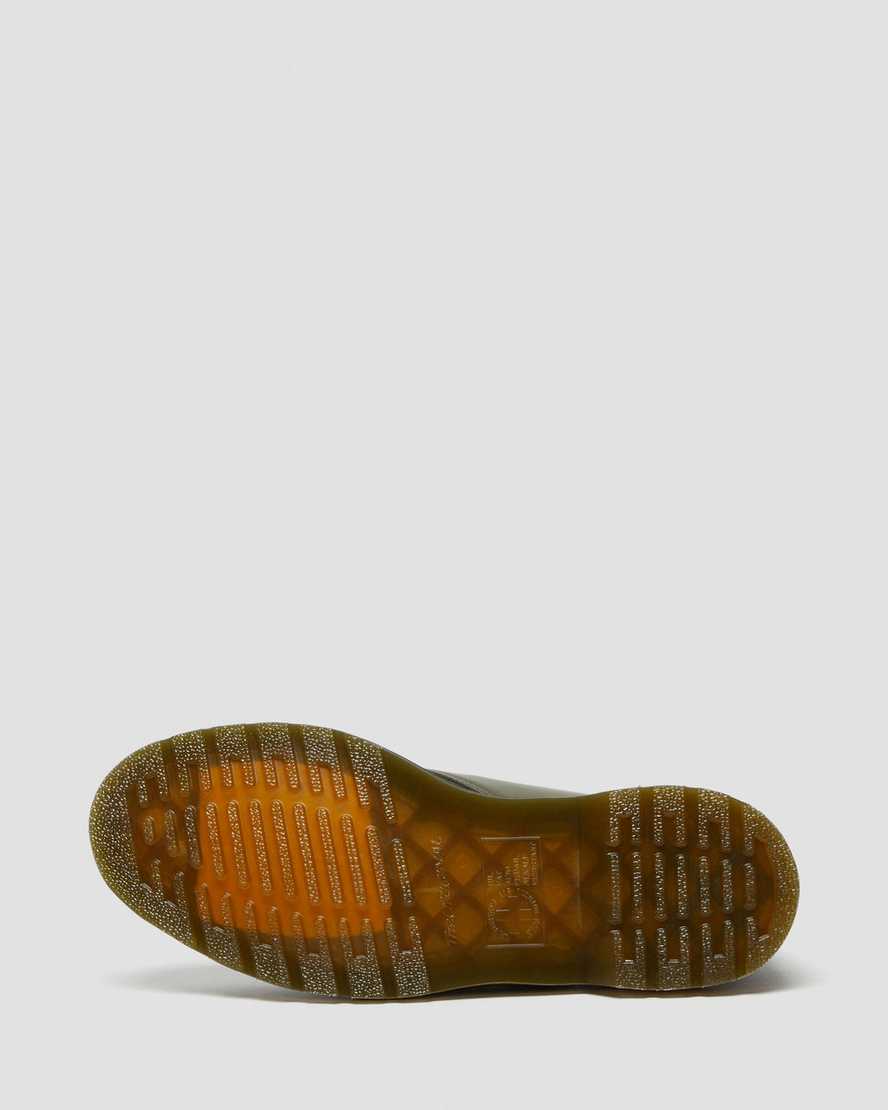 dr martens 1461 verso smooth oxfordskor för män i grönt