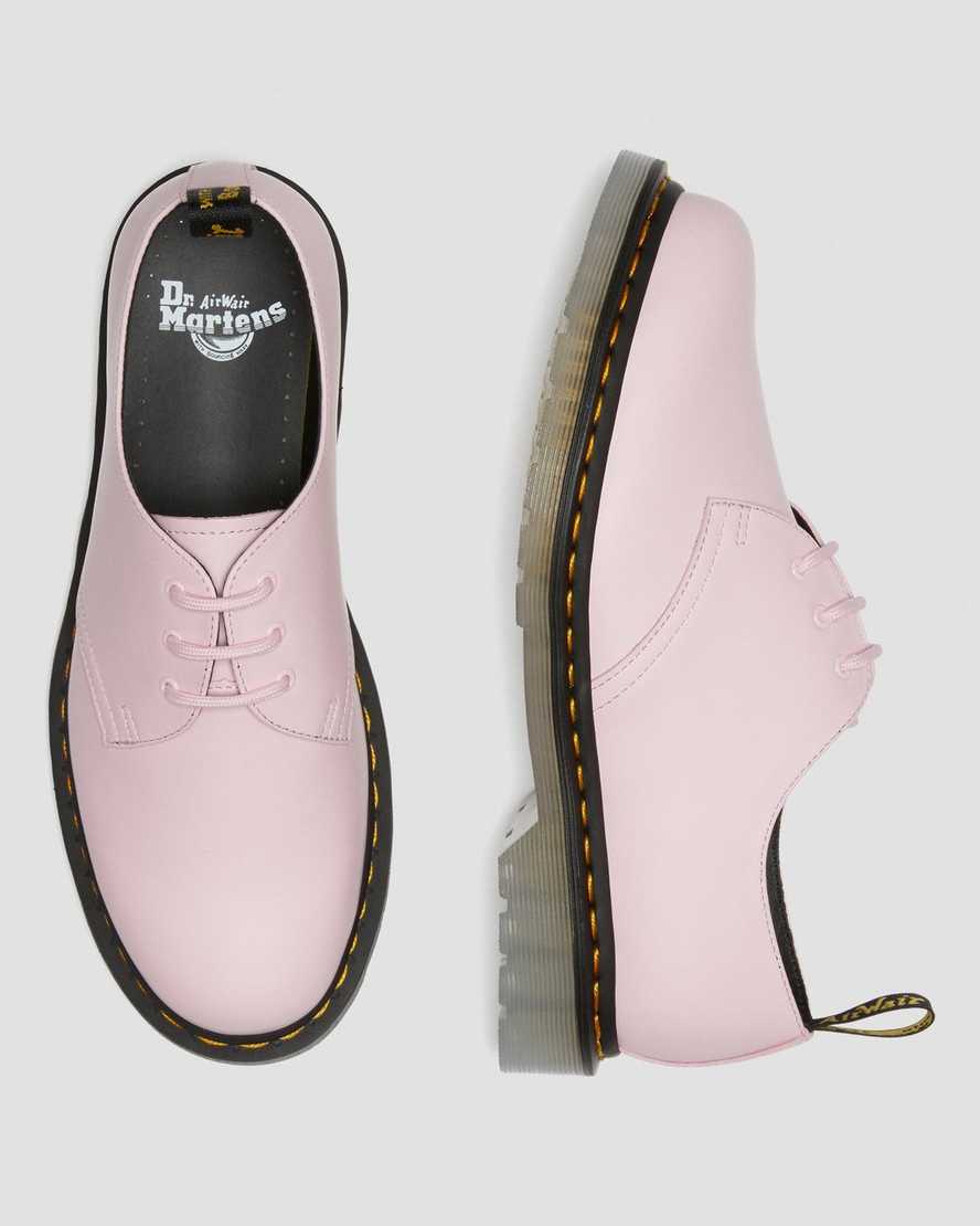 rosa dr martens 1461 iced smooth oxfordskor för män