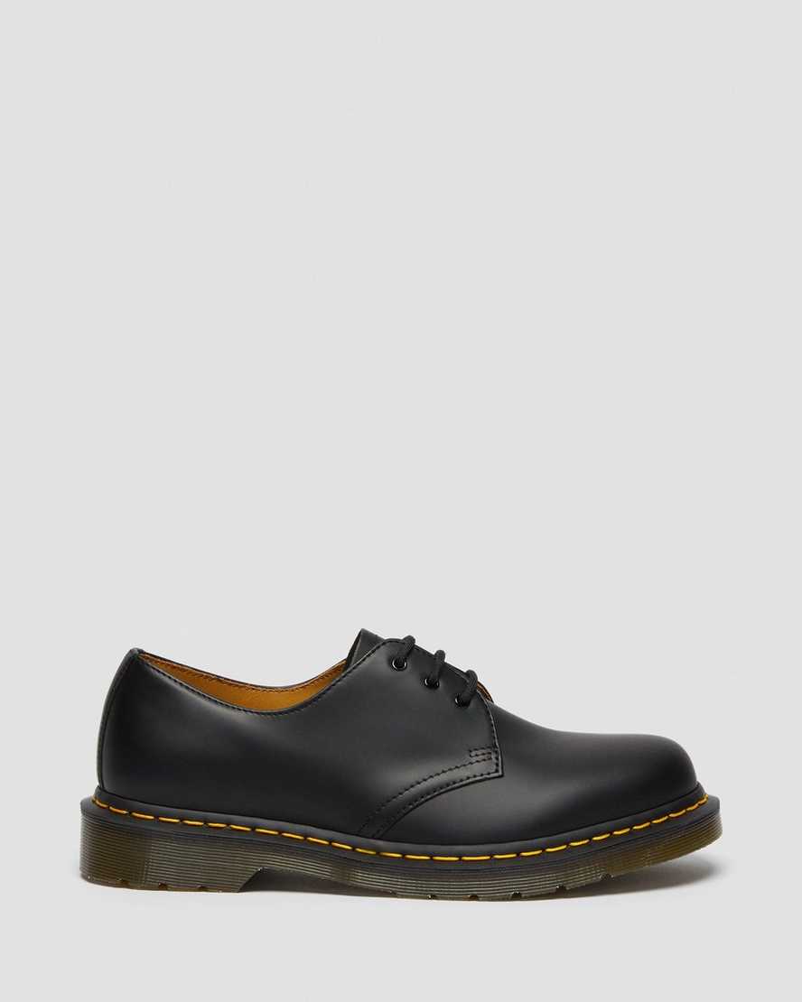 svarta dr martens 1461 smooth oxfordskor för män