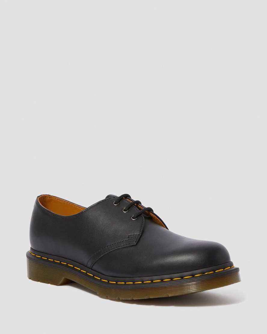 svarta dr martens 1461 nappa oxfordskor för män