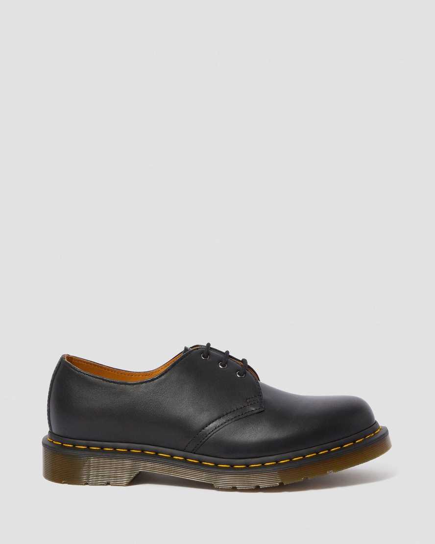 svarta dr martens 1461 nappa oxfordskor för män