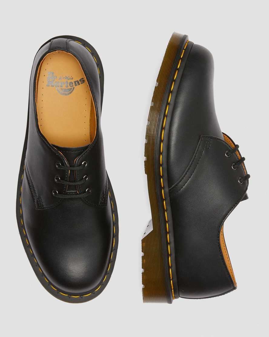 svarta dr martens 1461 nappa oxfordskor för män