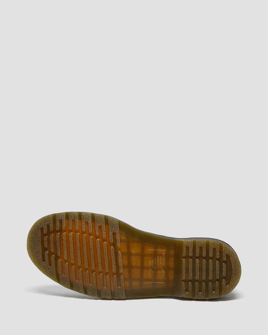 röda dr martens 1461 smooth oxfordskor för män
