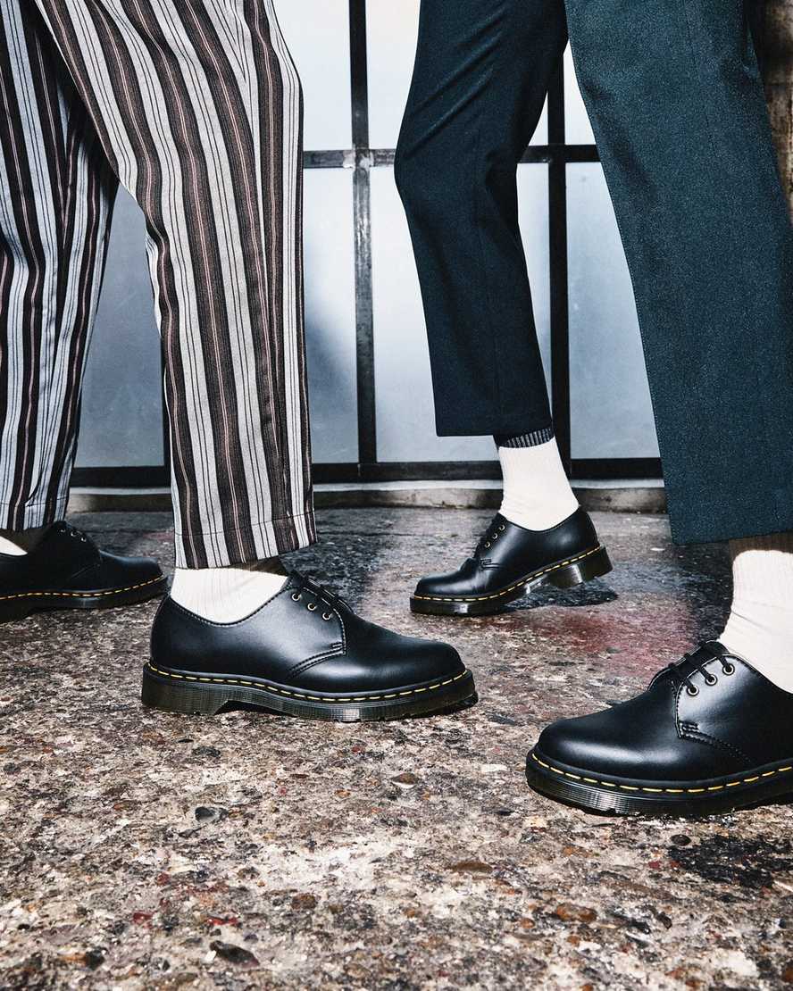 svarta dr martens 1461 felix oxfordskor för män