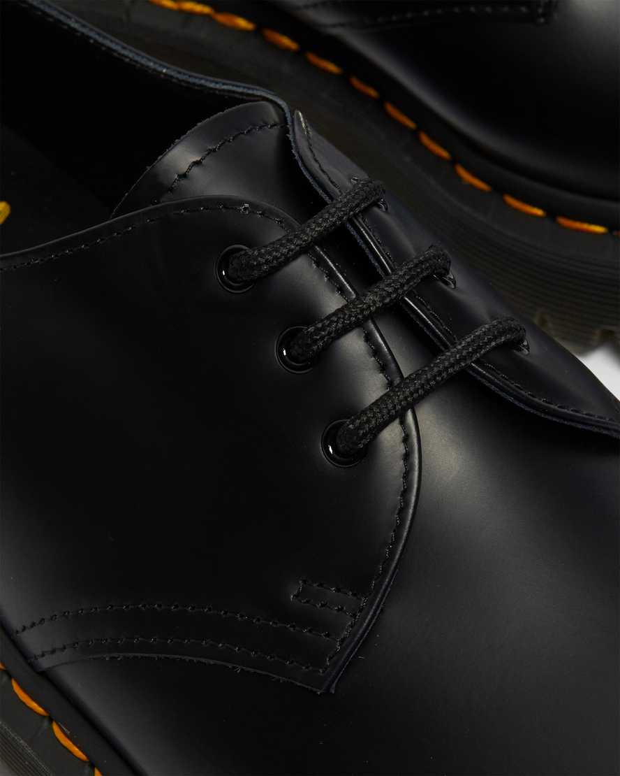 svarta dr martens 1461 bex smooth oxfordskor för män