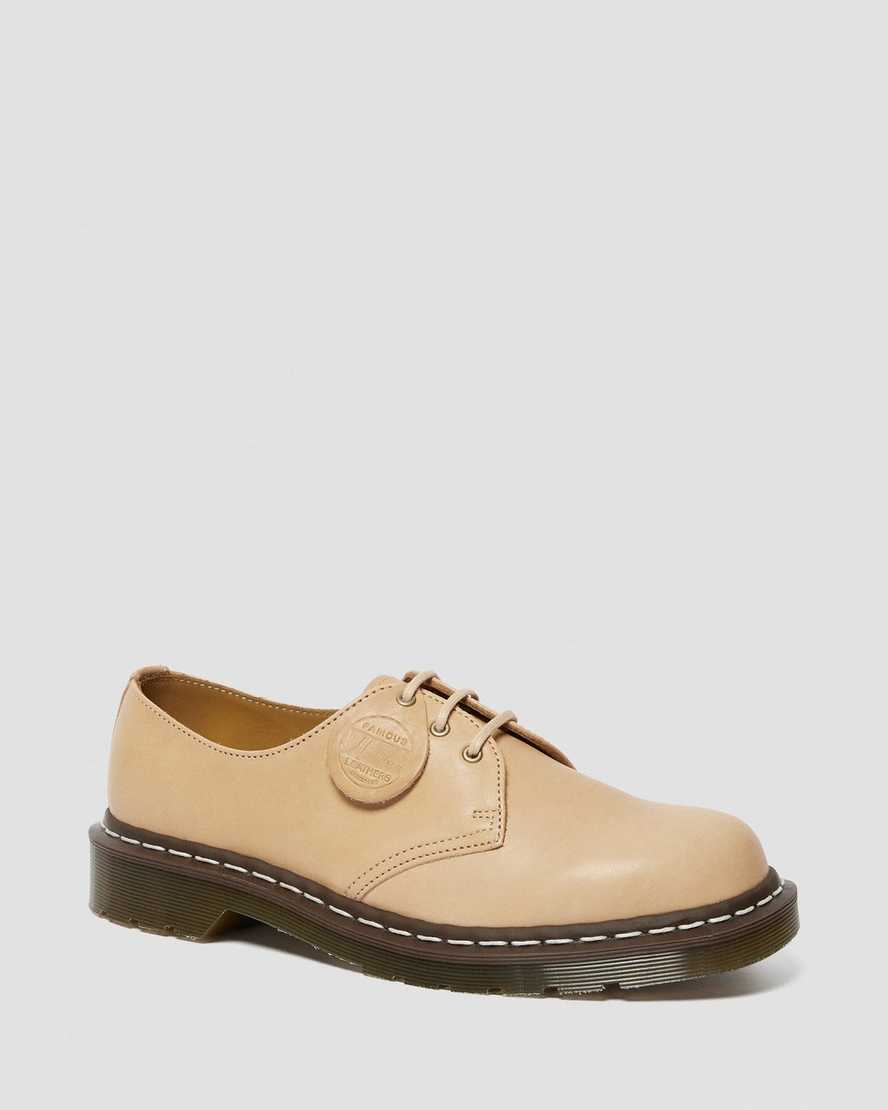 beige dr martens 1461 veg tan herr oxfordskor