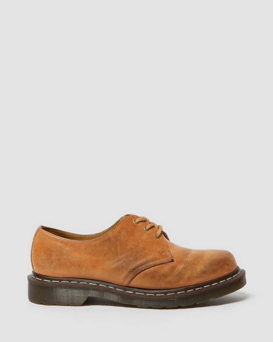beige dr martens 1461 veg tan herr oxfordskor
