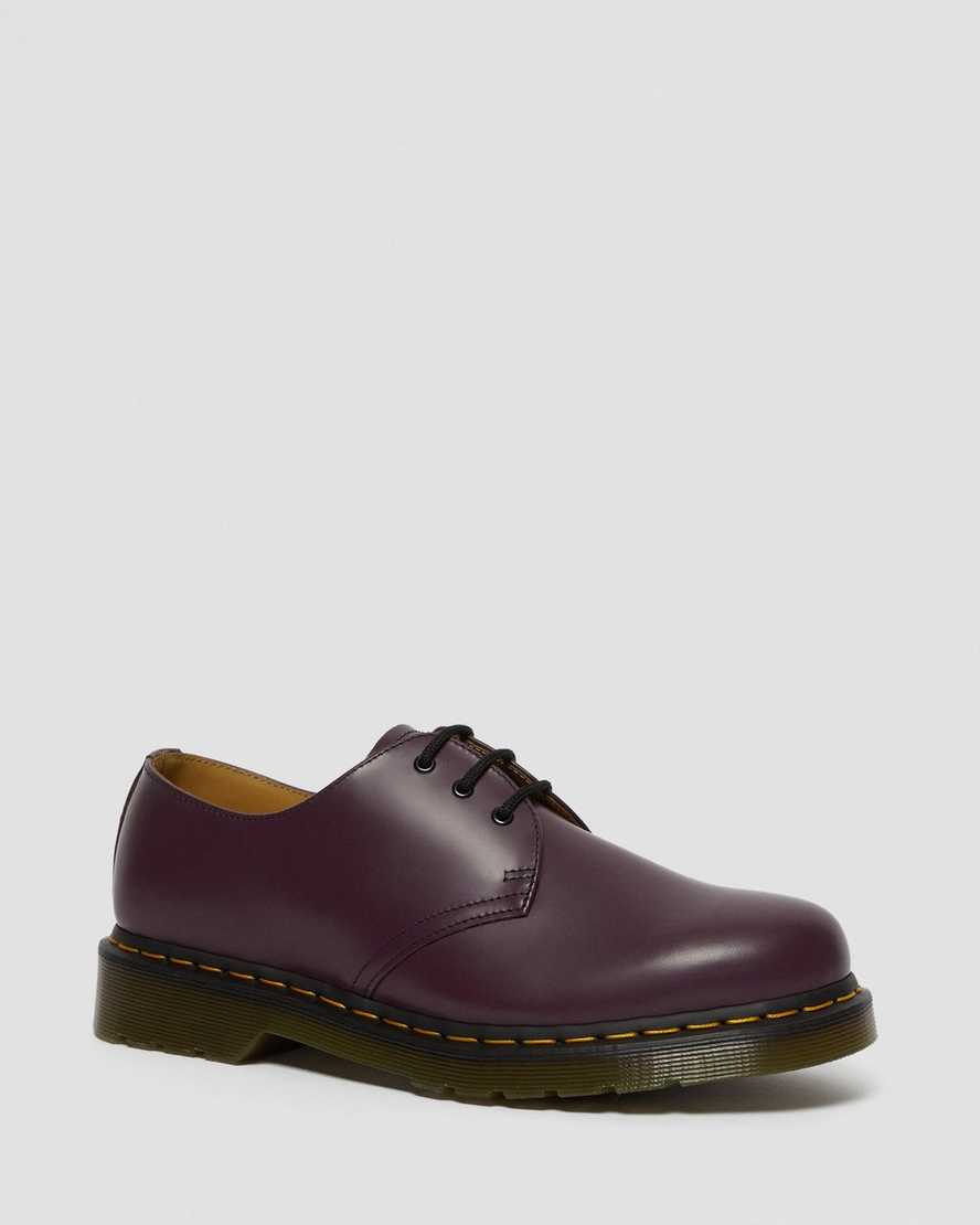 lila dr martens 1461 smooth oxfordskor för män