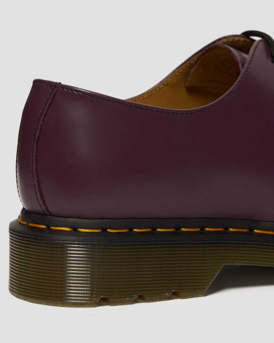 lila dr martens 1461 smooth oxfordskor för män