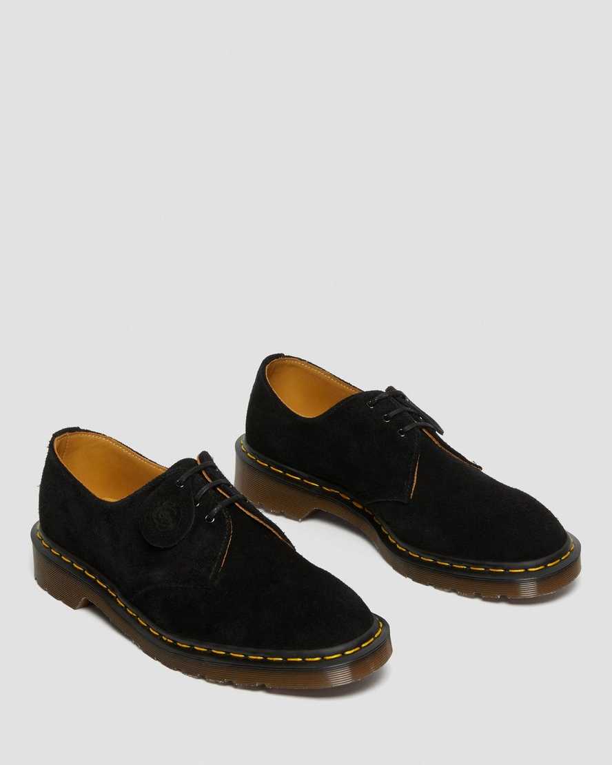 svarta dr martens 1461 made in england oxfordskor för män
