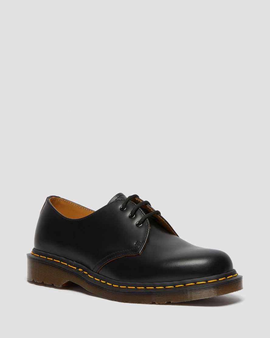 svarta dr martens 1461 vintage made in england oxfordskor för män