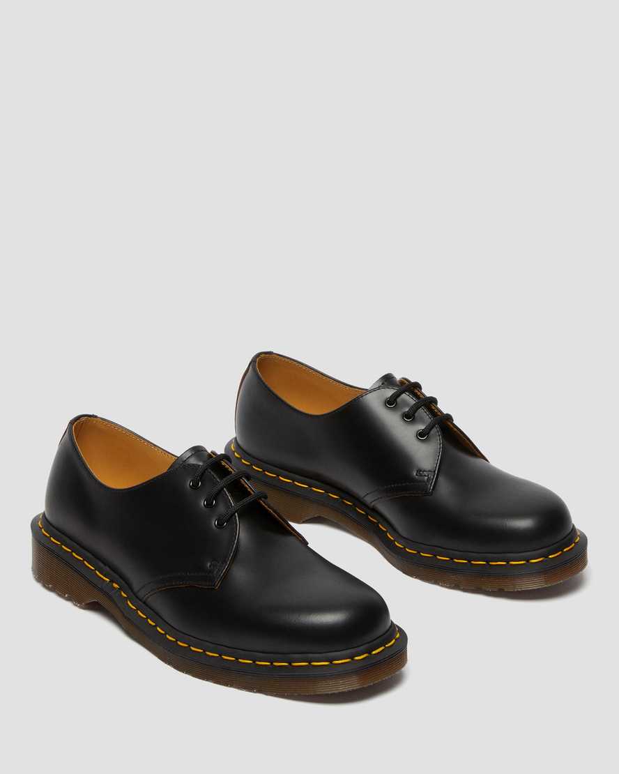 svarta dr martens 1461 vintage made in england oxfordskor för män