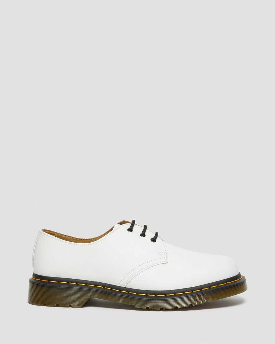 vita dr martens 1461 smooth oxfordskor för män