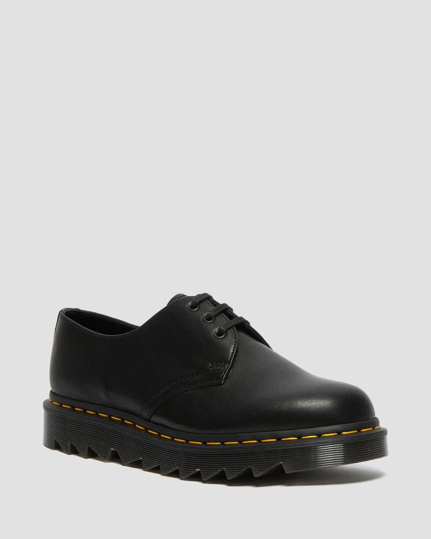 svarta dr martens 1461 ziggy oxfordskor för män