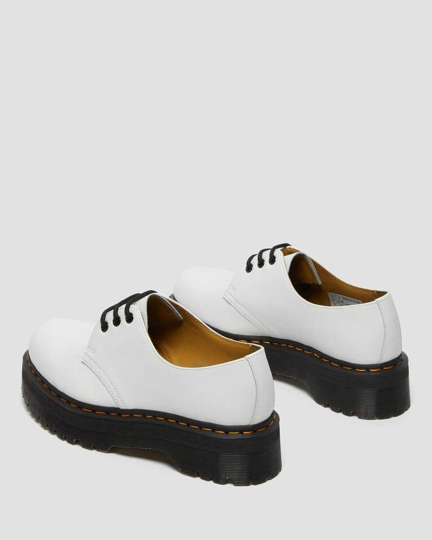 vita dr martens 1461 smooth herr platåskor