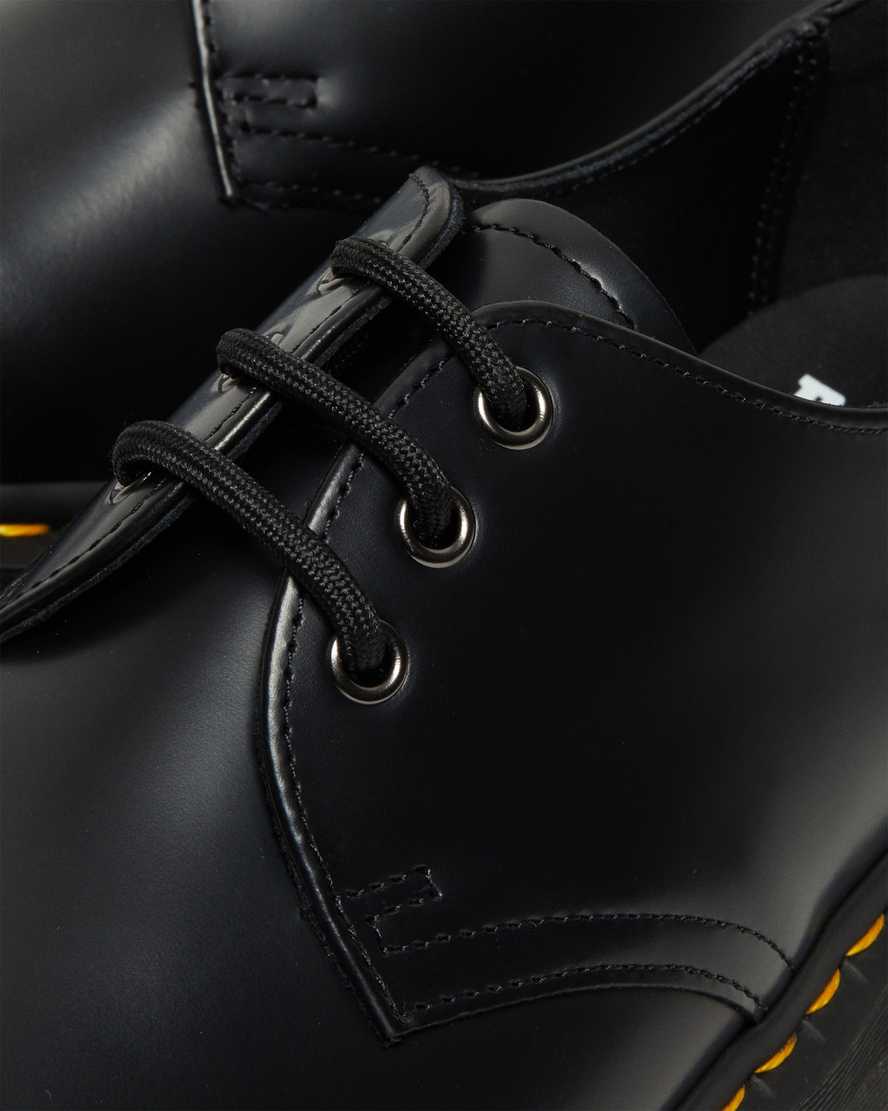 svarta dr martens 1461 smooth herr platåskor