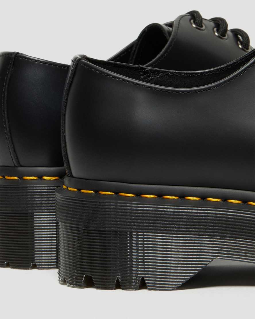 svarta dr martens 1461 smooth herr platåskor
