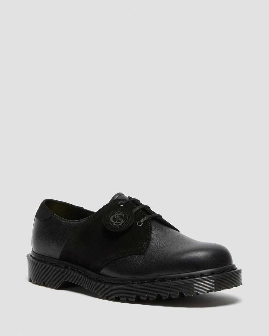 svarta dr martens 1461 sadelskor för herr