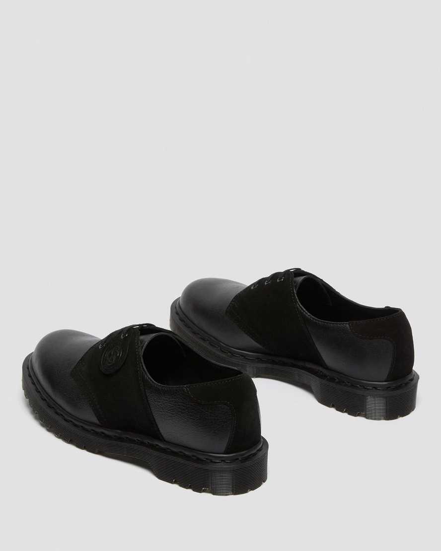 svarta dr martens 1461 sadelskor för herr
