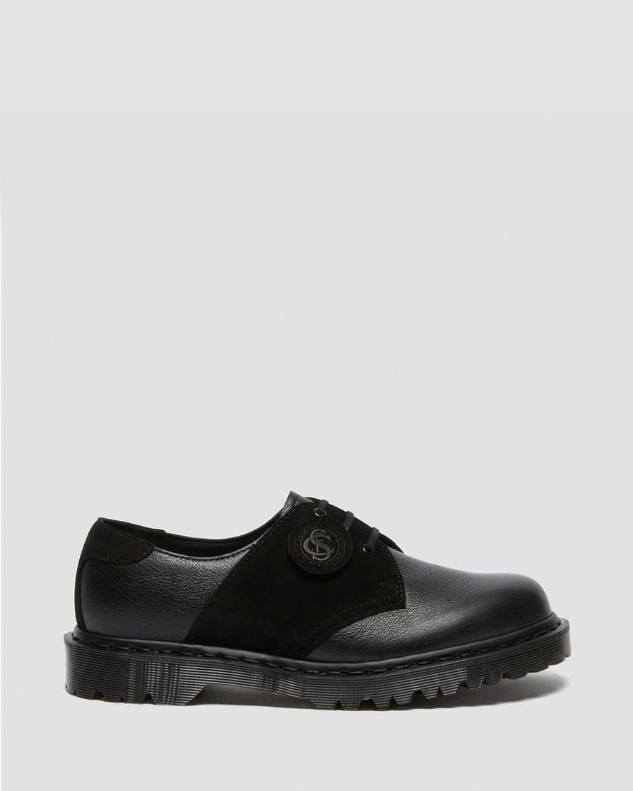 svarta dr martens 1461 sadelskor för herr