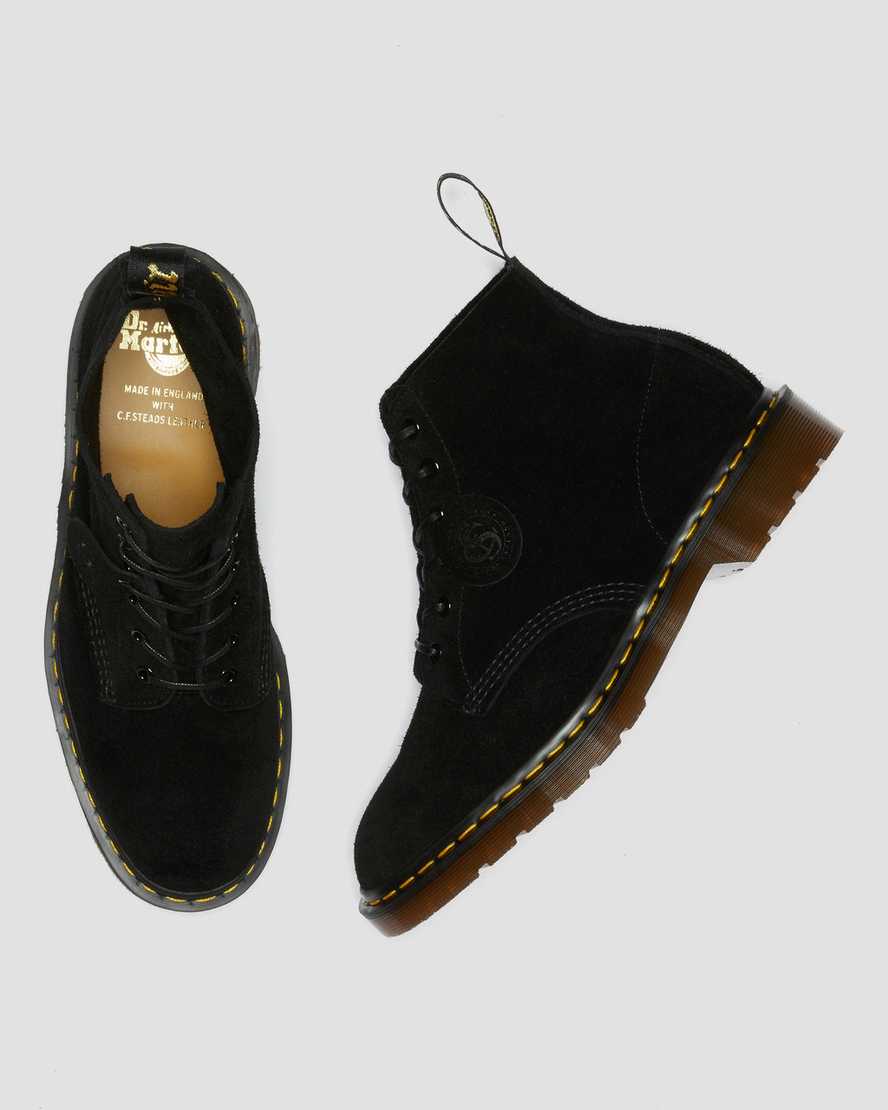 svarta dr martens 101 damstövlar