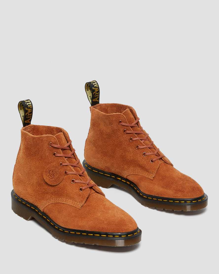 bruna dr martens 101 damstövlar