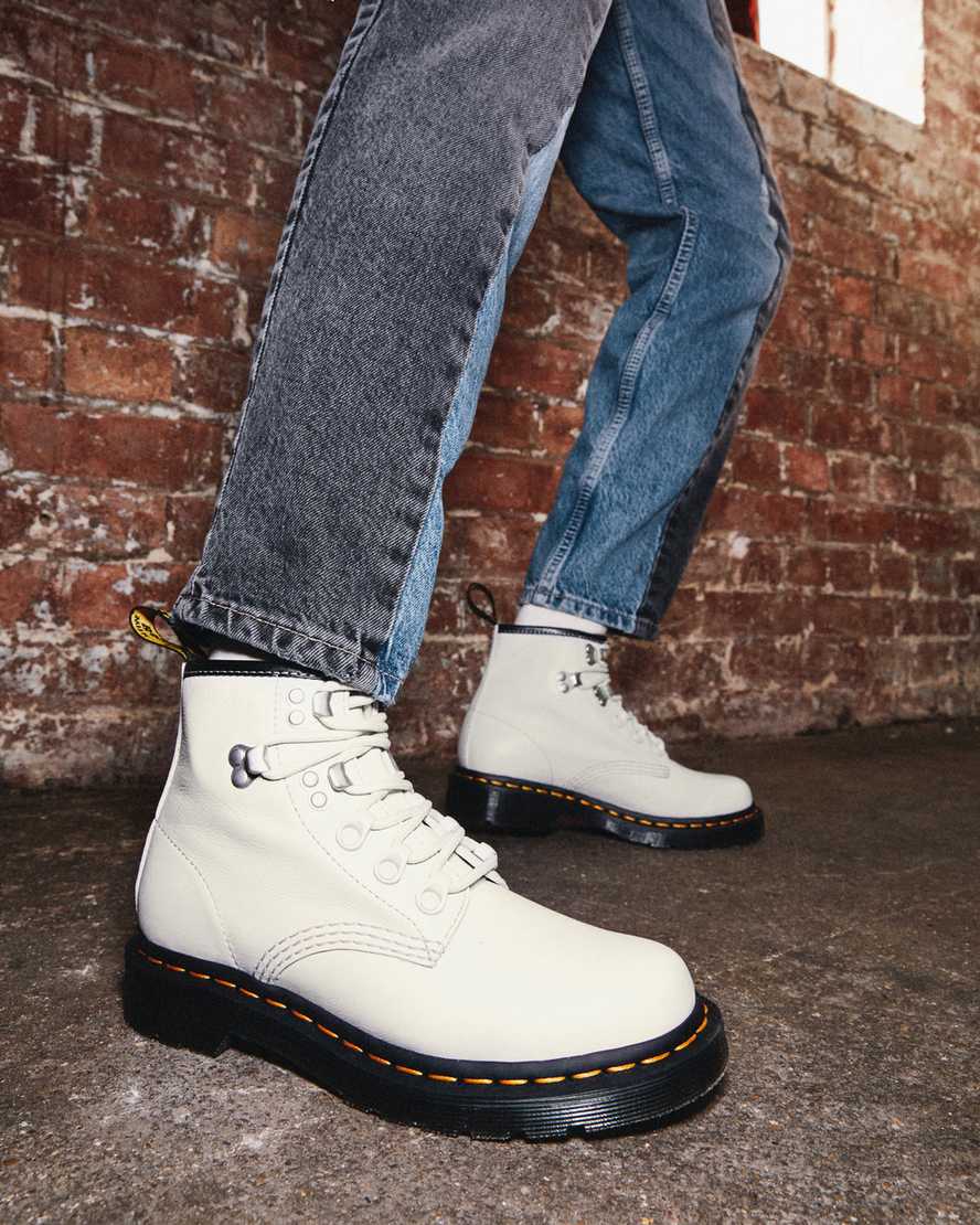 bruna dr martens 101 hardware virginia damstövlar