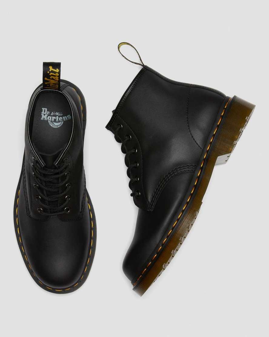 svarta dr martens 101 damstövlar