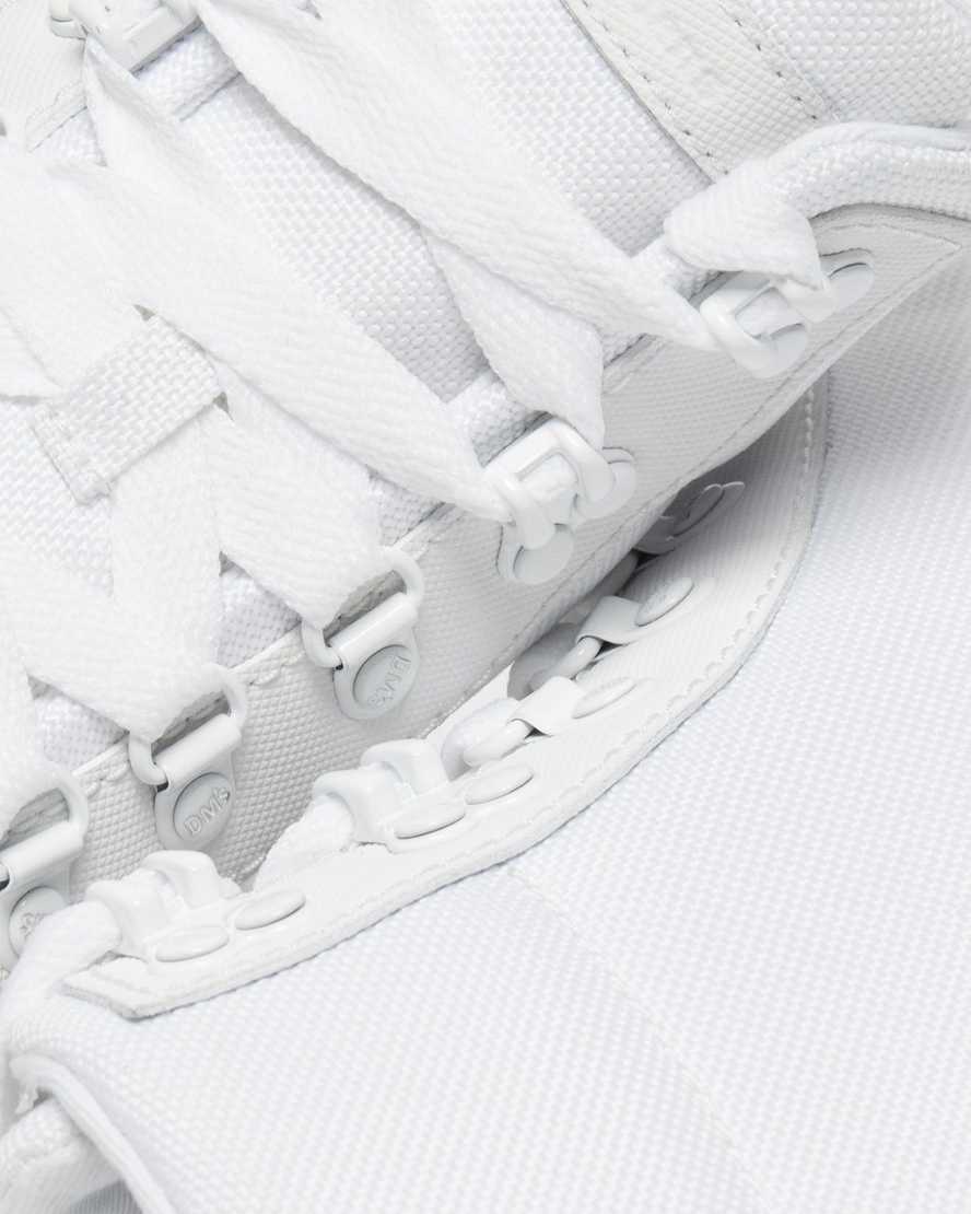 vita dr martens combs poly damstövlar
