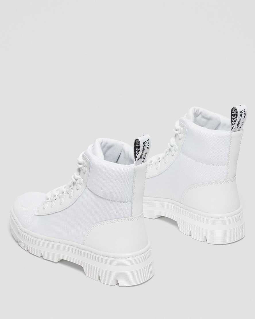 vita dr martens combs poly damstövlar