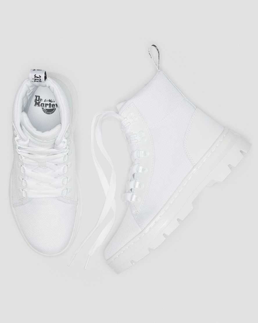 vita dr martens combs poly damstövlar