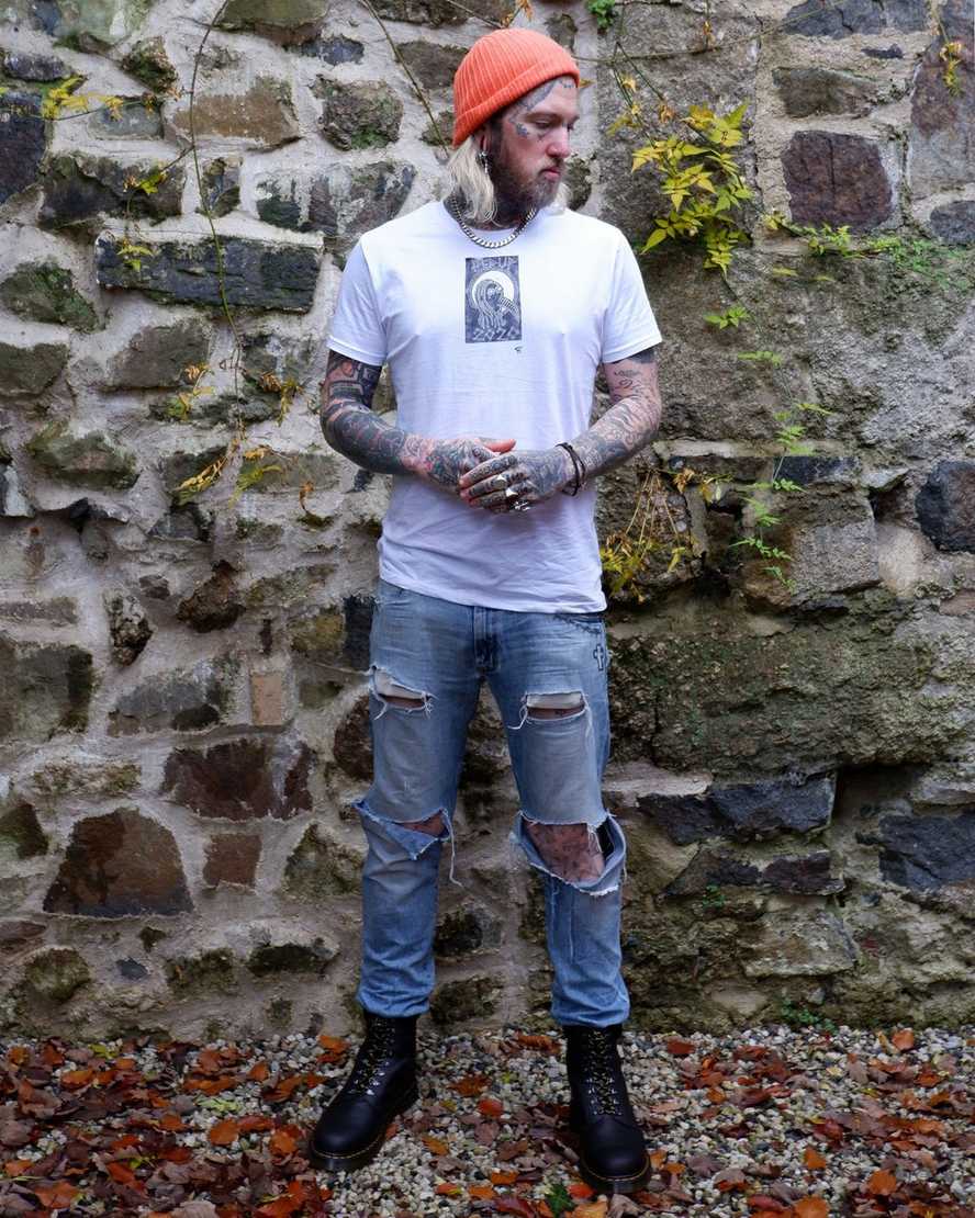 svarta dr martens 1460 dms wintergrip fleece damstövlar