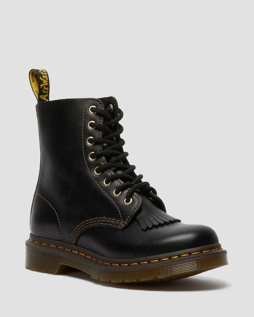 svarta dr martens 1460 pascal abruzzo damstövlar
