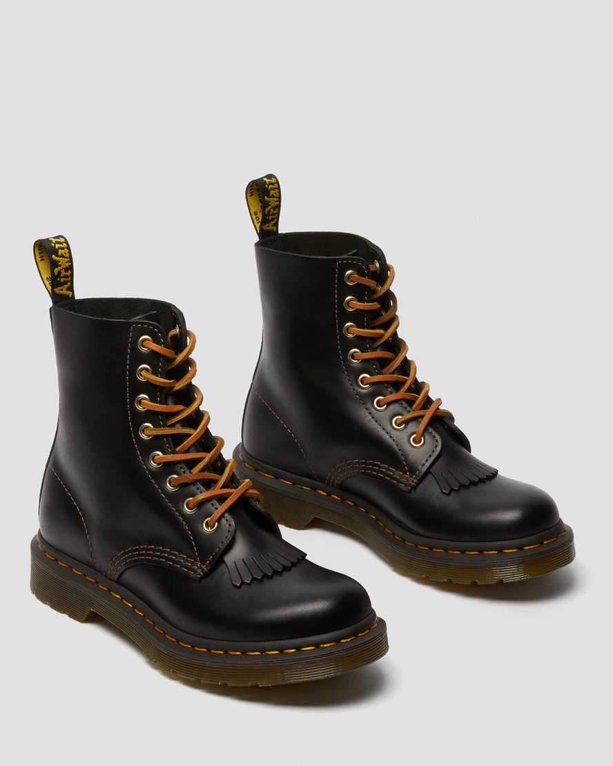 svarta dr martens 1460 pascal abruzzo damstövlar