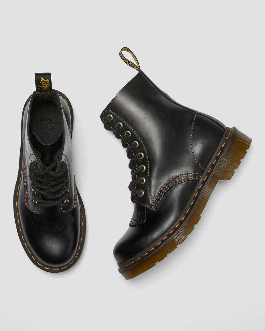 svarta dr martens 1460 pascal abruzzo damstövlar