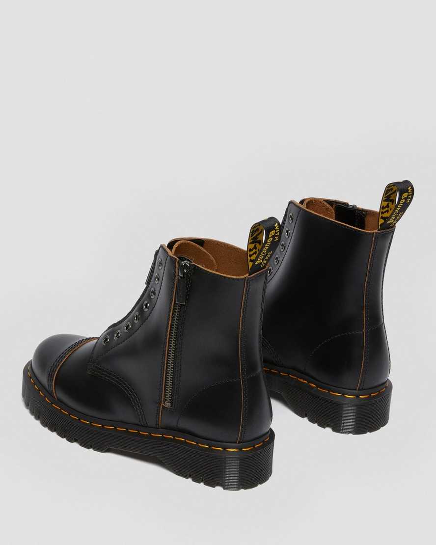 svarta dr martens 1460 laceless bex damstövlar