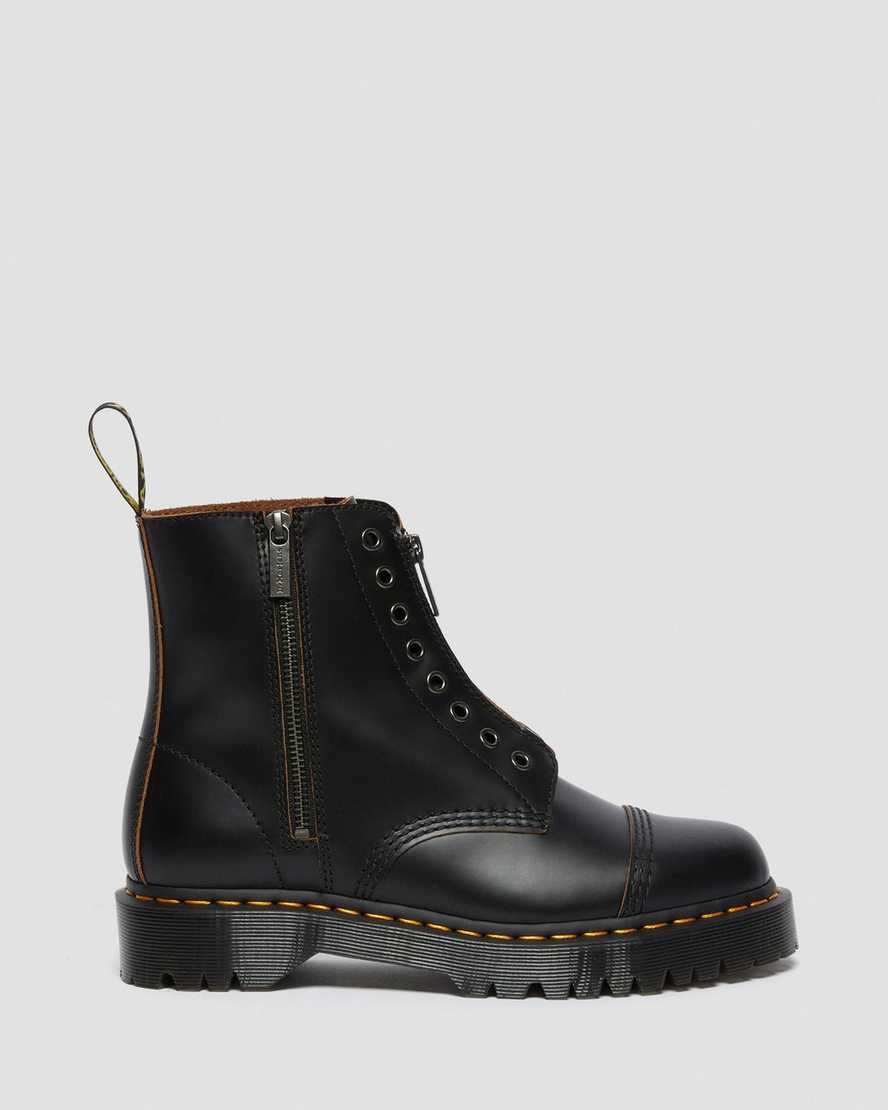 svarta dr martens 1460 laceless bex damstövlar