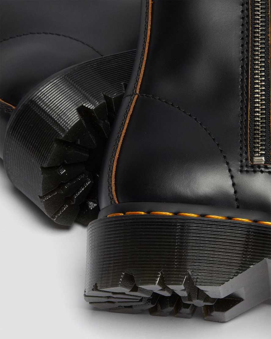 svarta dr martens 1460 laceless bex damstövlar