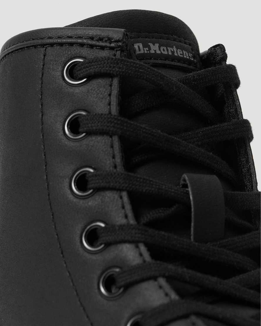 svarta dr martens sheridan matte damstövlar